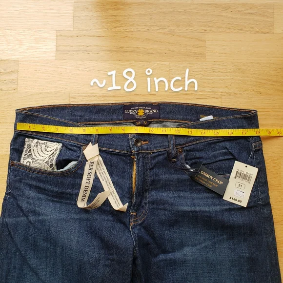 NWT Lucky Brand Jean Capris - Picture 10 of 12